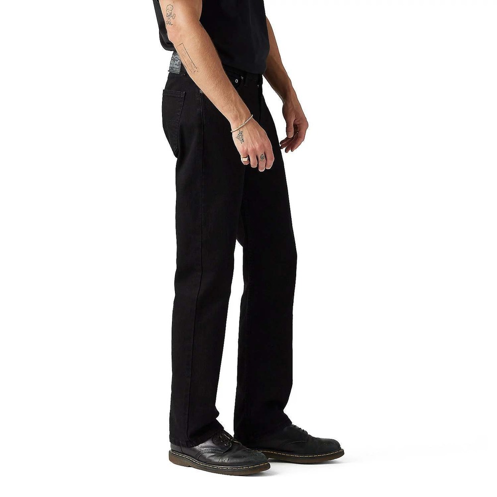 Levis 514 Black Straight Fit Denim Jeans Men's W36 L34‎